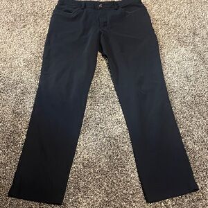 Men's Navy Lululemon Pants (33W33L)
See pics for exact measurements! Tag Missing